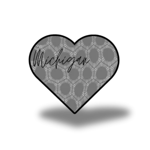 Petoskey heart sticker