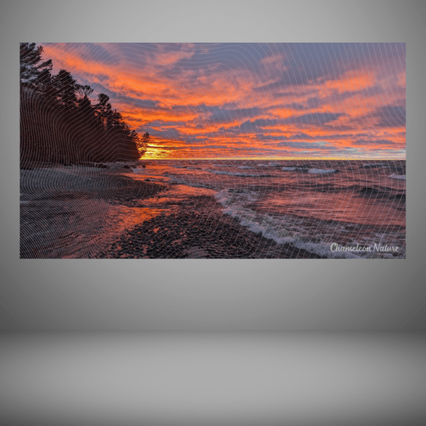 Hurricane River sunset print